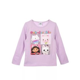   Gabby's Dollhouse, Gabi babaháza gyerek hosszú póló, felső