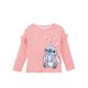 Disney Lilo és Stitch, A csillagkutya gyerek hosszú póló, felső ,glitteres minta